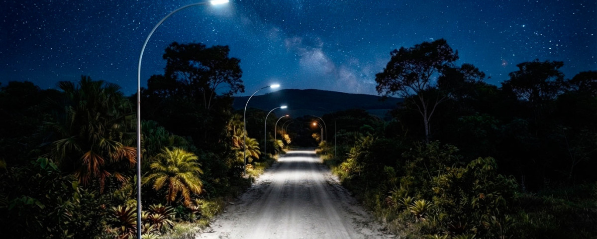 Como Escolher um Poste Curvo para Iluminação