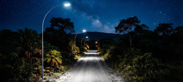 Como Escolher um Poste Curvo para Iluminação